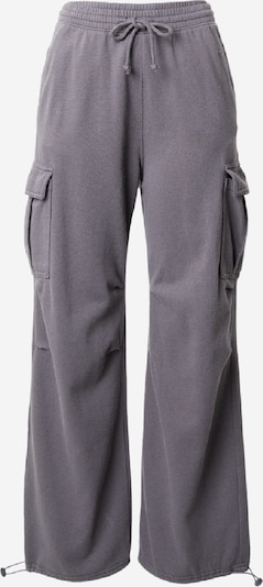 HOLLISTER Pantalon cargo en gris foncé, Vue avec produit