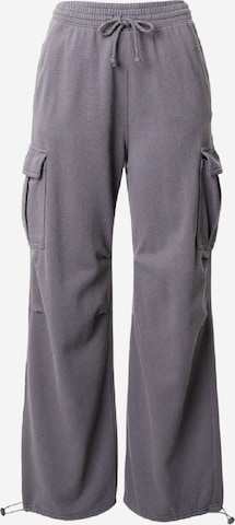 HOLLISTER Loose fit Cargo Pants in Grey: front
