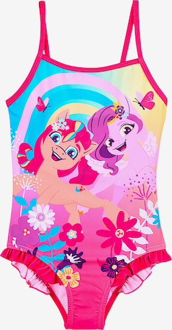 MY LITTLE PONY Swimsuit 'My Little Pony Badeanzud' in Pink: front