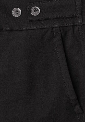STREET ONE Slimfit Hose in Schwarz