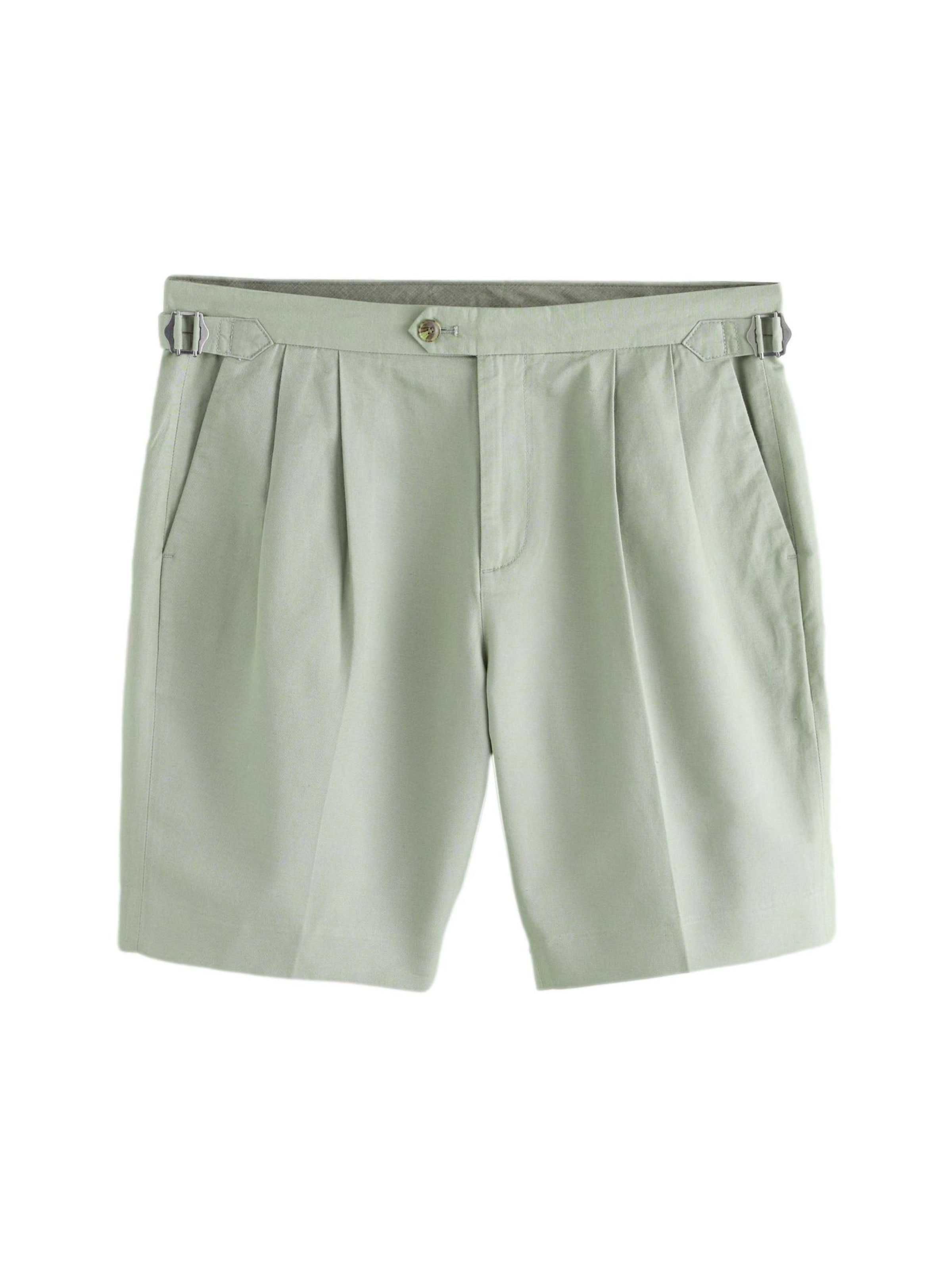 Regular Pantalon à pince Next en vert : devant