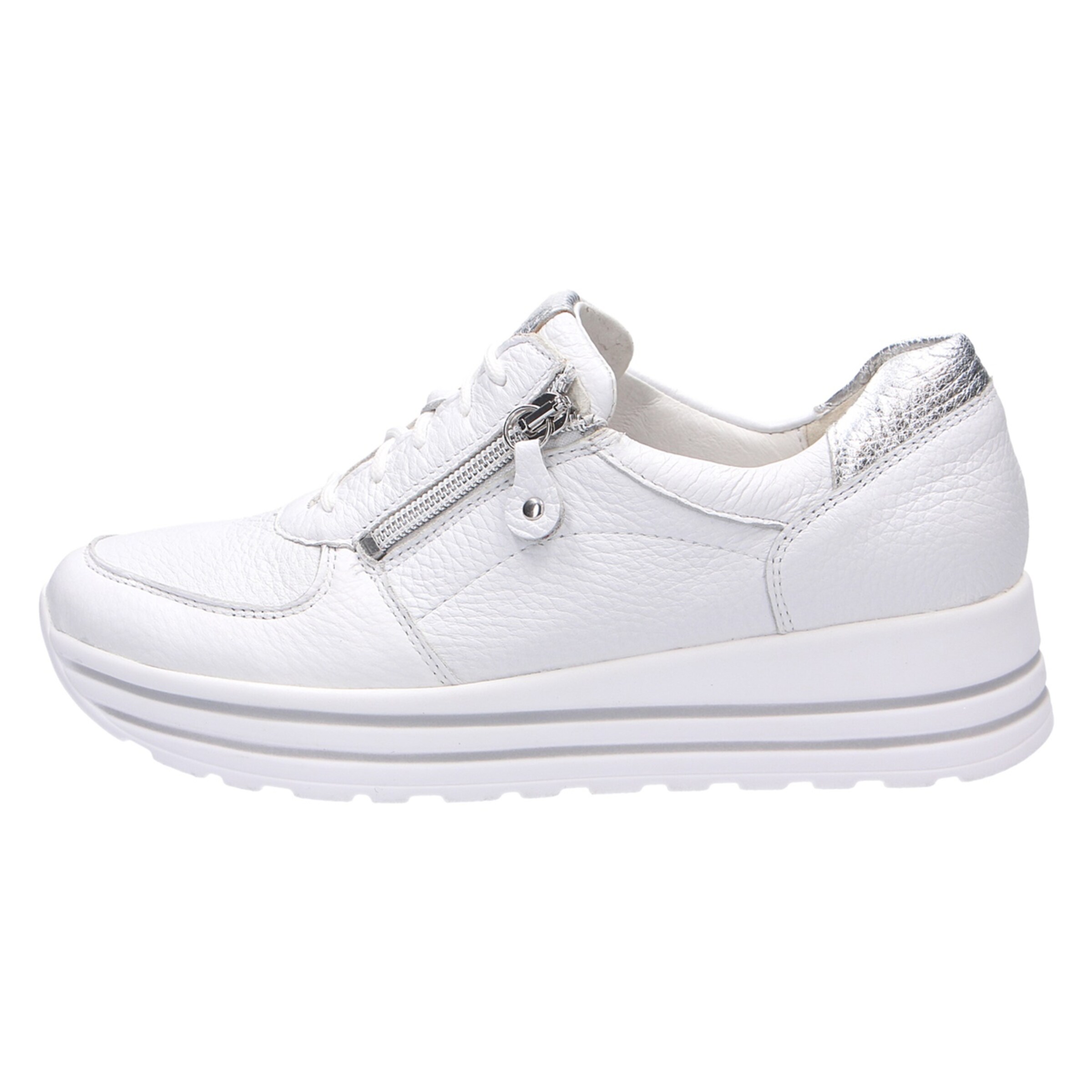 Baskets basses WALDLÄUFER en blanc