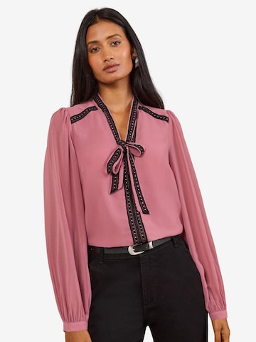 love & roses - Blusa en rosa: frente