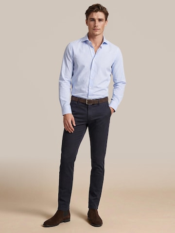 Suitable Slim fit Overhemd in Blauw