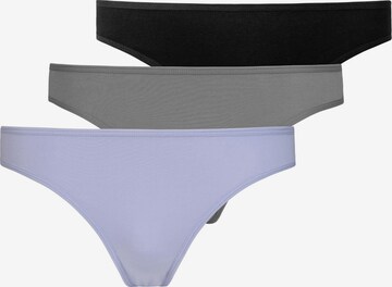 SNOCKS Thong in Grey: front