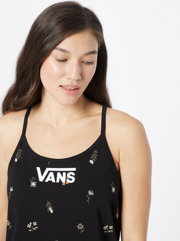 VANS Top 'Micro Ditsy' in Zwart