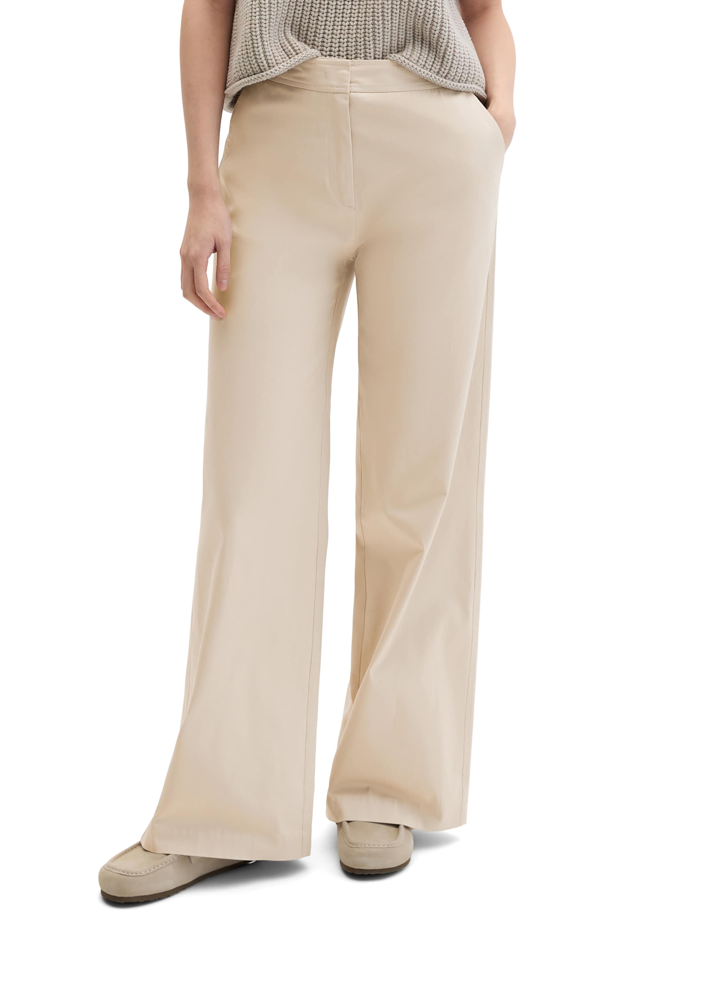 Marc O'Polo Regular Trousers in Grey: front