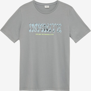 s.Oliver Shirt in Grijs: voorkant