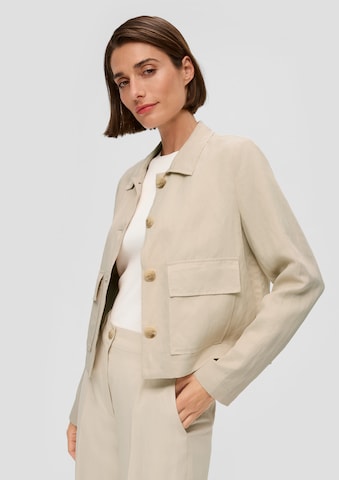 s.Oliver BLACK LABEL Between-season jacket in Beige: front