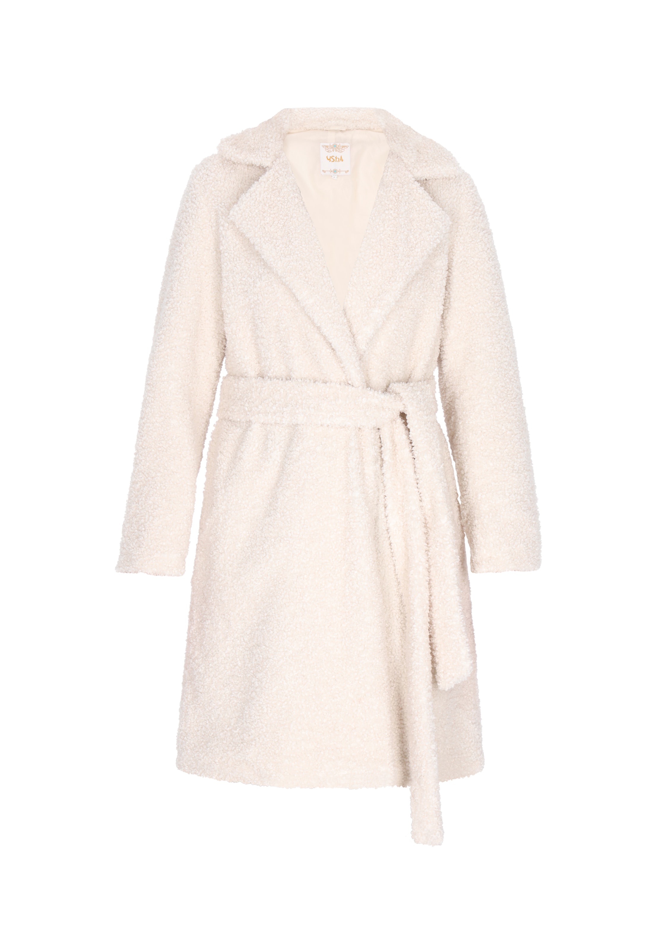 usha FESTIVAL Kevad-sügismantel, värv valge: eest vaates