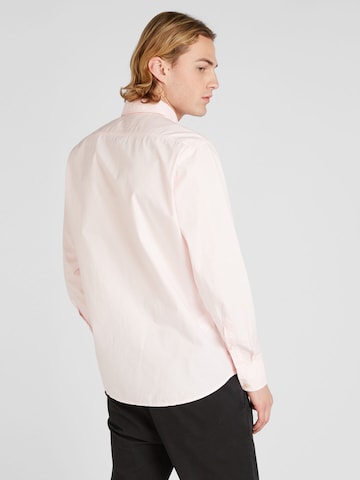 BOSS Regular fit Button Up Shirt 'Relegant' in Pink