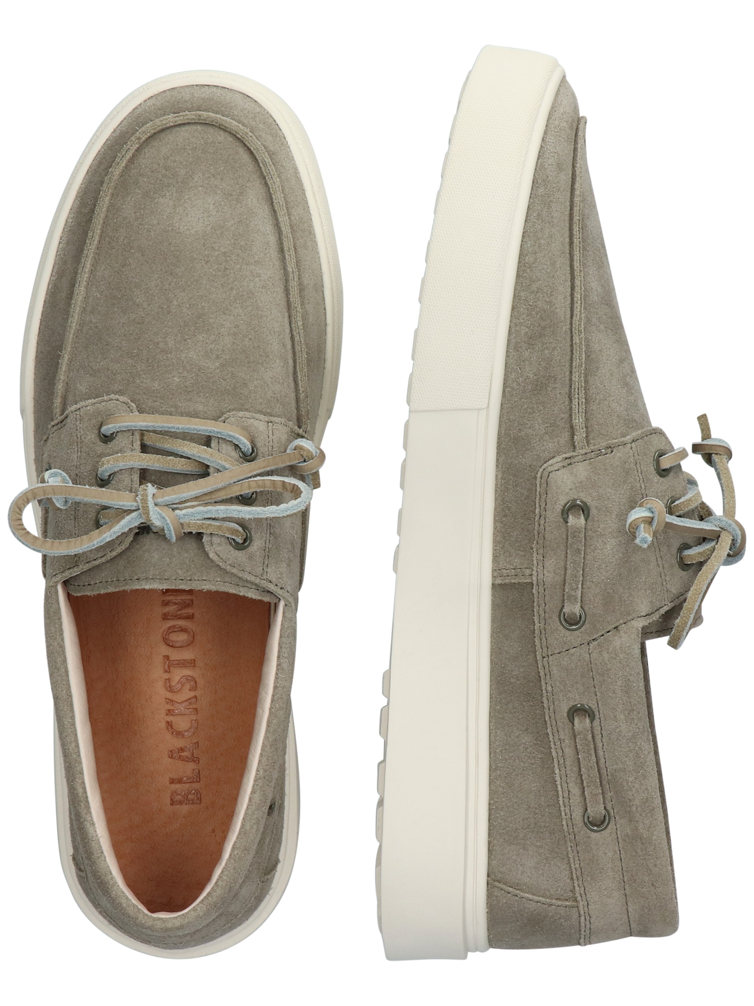 BLACKSTONE - Mocasines 'Ruby Agwe DG510' en verde