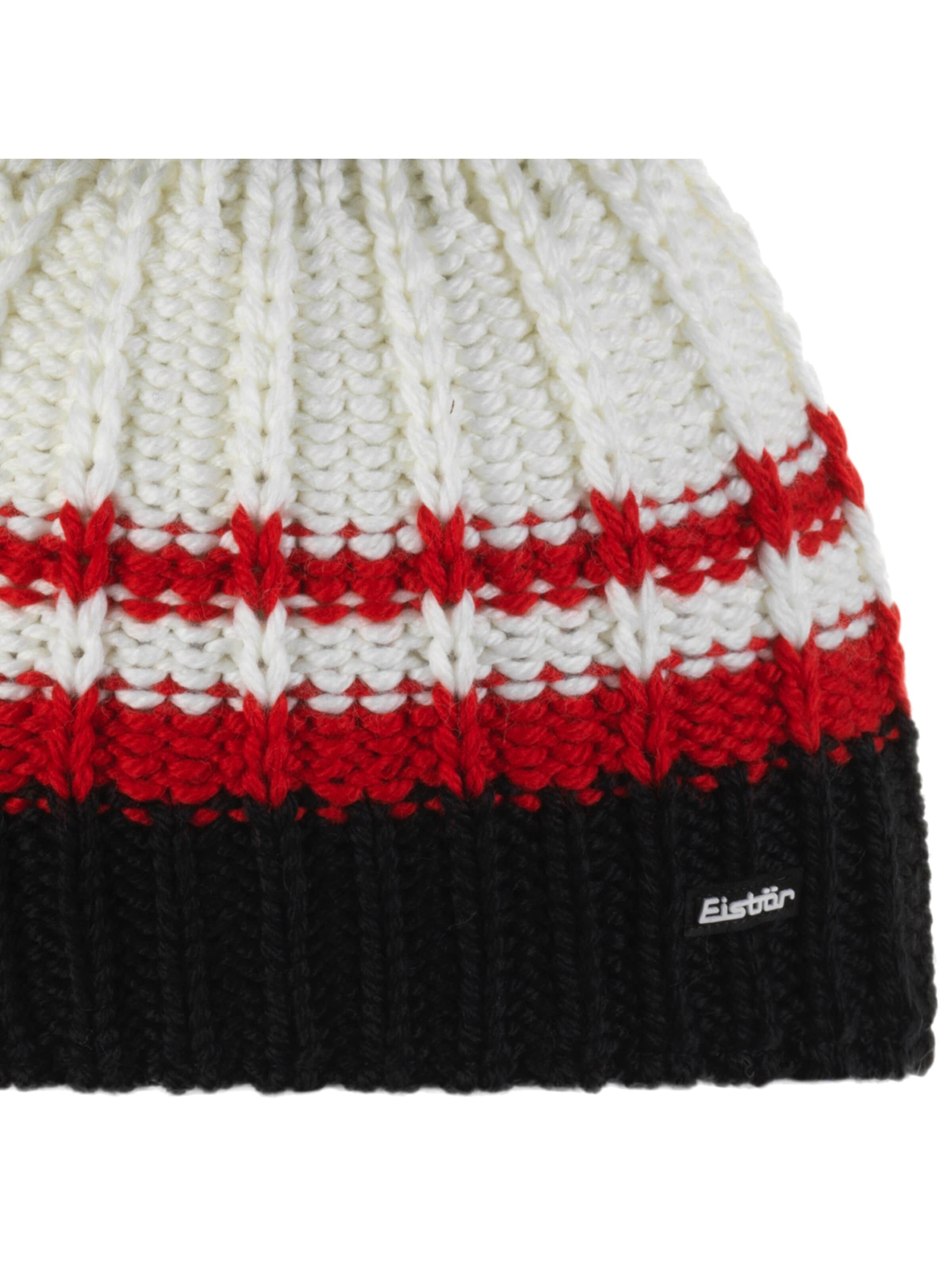 Bonnet 'Kova Pompon MÜ' Eisbär en noir