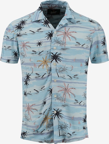 mėlyna Key Largo Standartinis modelis Marškiniai 'Sandbanks': priekis