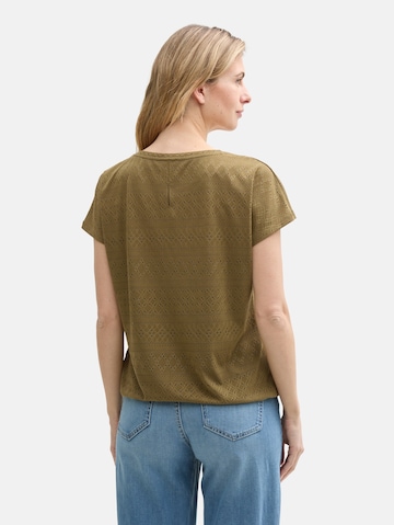 TOM TAILOR Shirt in Groen