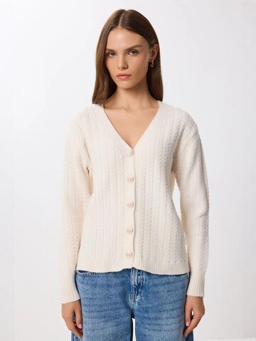 Happiness İstanbul - Casaco de malha em branco: frente