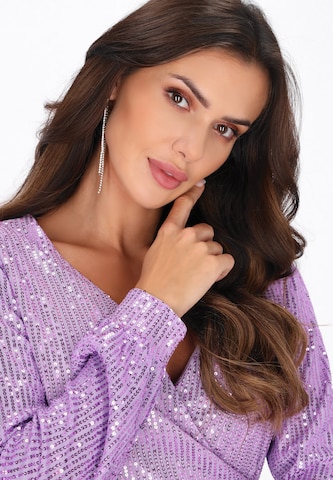 faina Cocktail dress in Purple