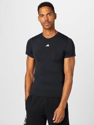 ADIDAS PERFORMANCE Performance Shirt 'Techfit ' in White: front