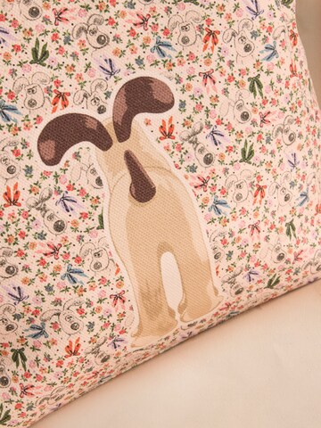 Cath Kidston Nakupovalna torba 'Wallace Und Gromit' | bež barva