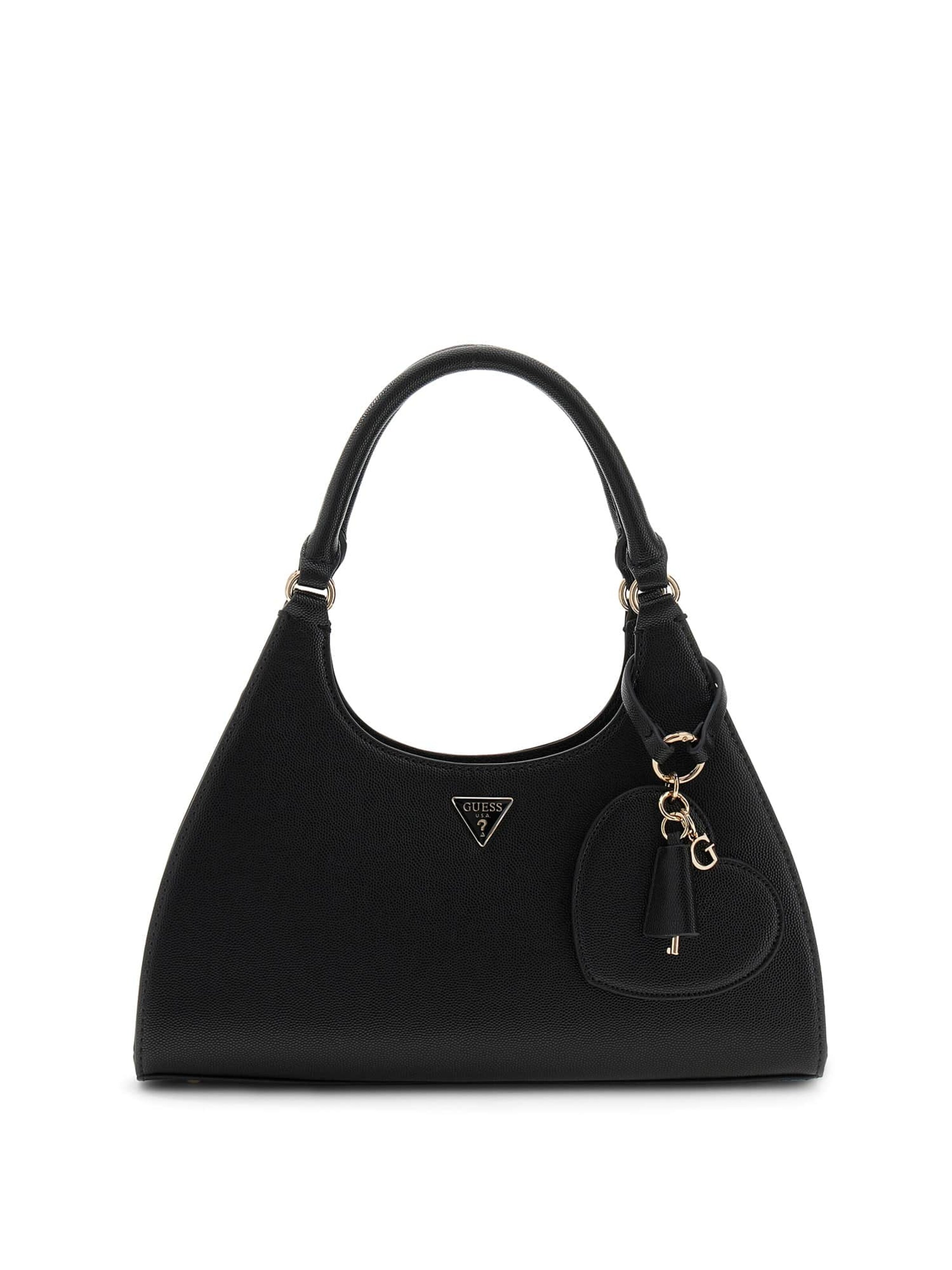 GUESS Τσάντα χειρός 'Isobel' σε μαύρο: μπροστά