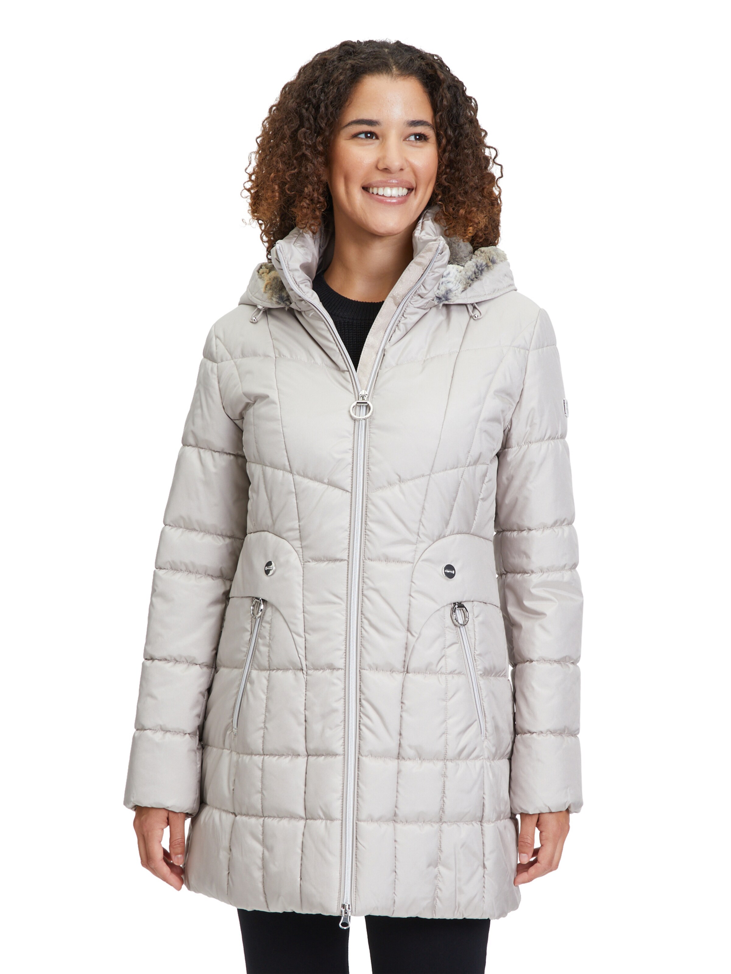 Betty Barclay Winter Jacket in Silver ABOUT YOU