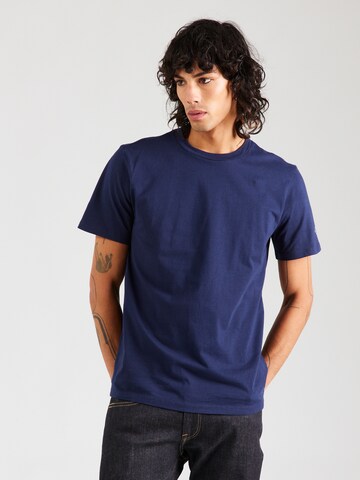 REPLAY - Camisa em azul: frente