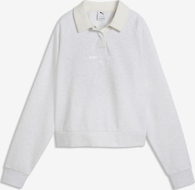 PUMA Sweat-shirt en L en gris clair / blanc, Vue avec produit