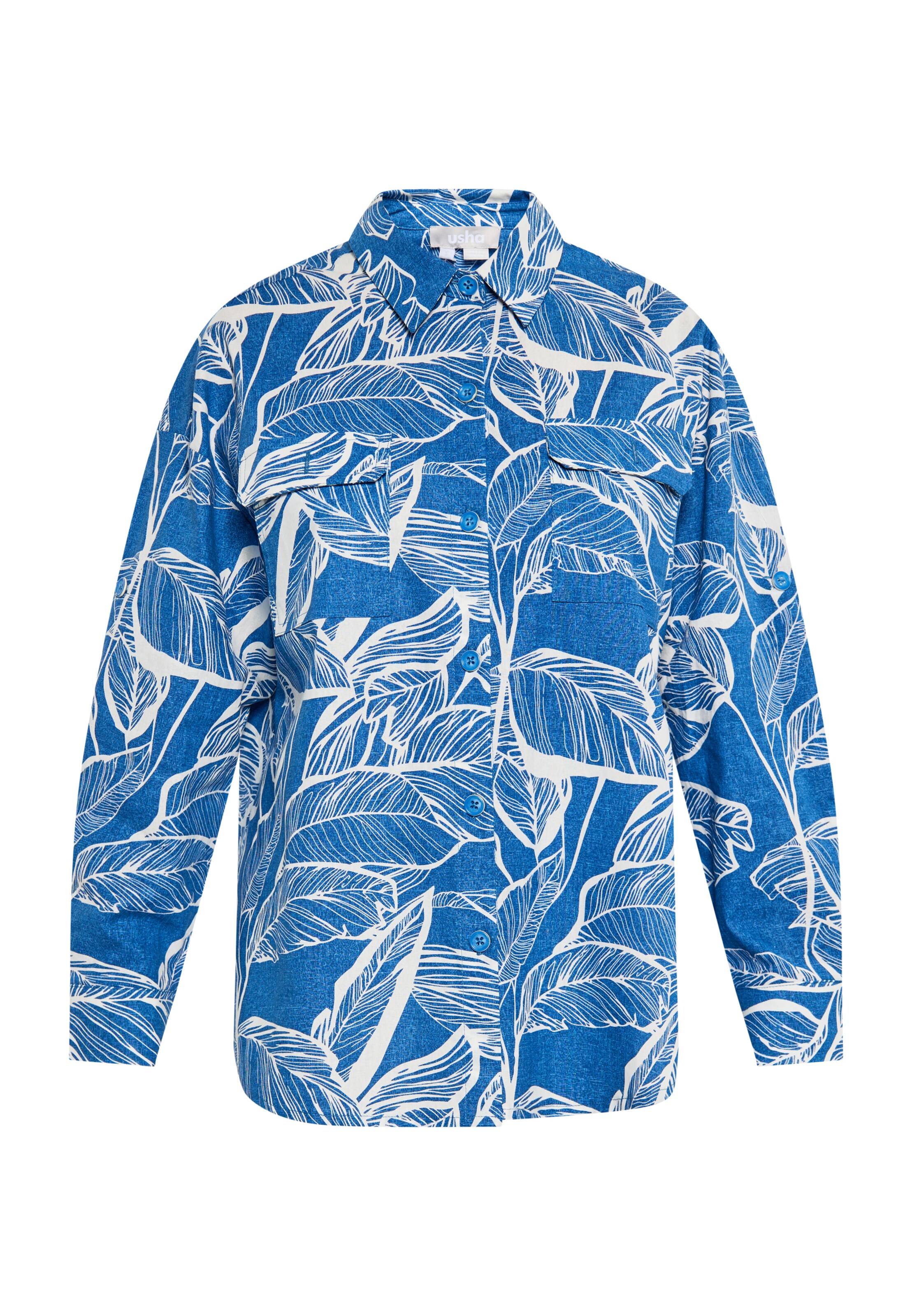 Usha Μπλούζα σε μπλε: μπροστά