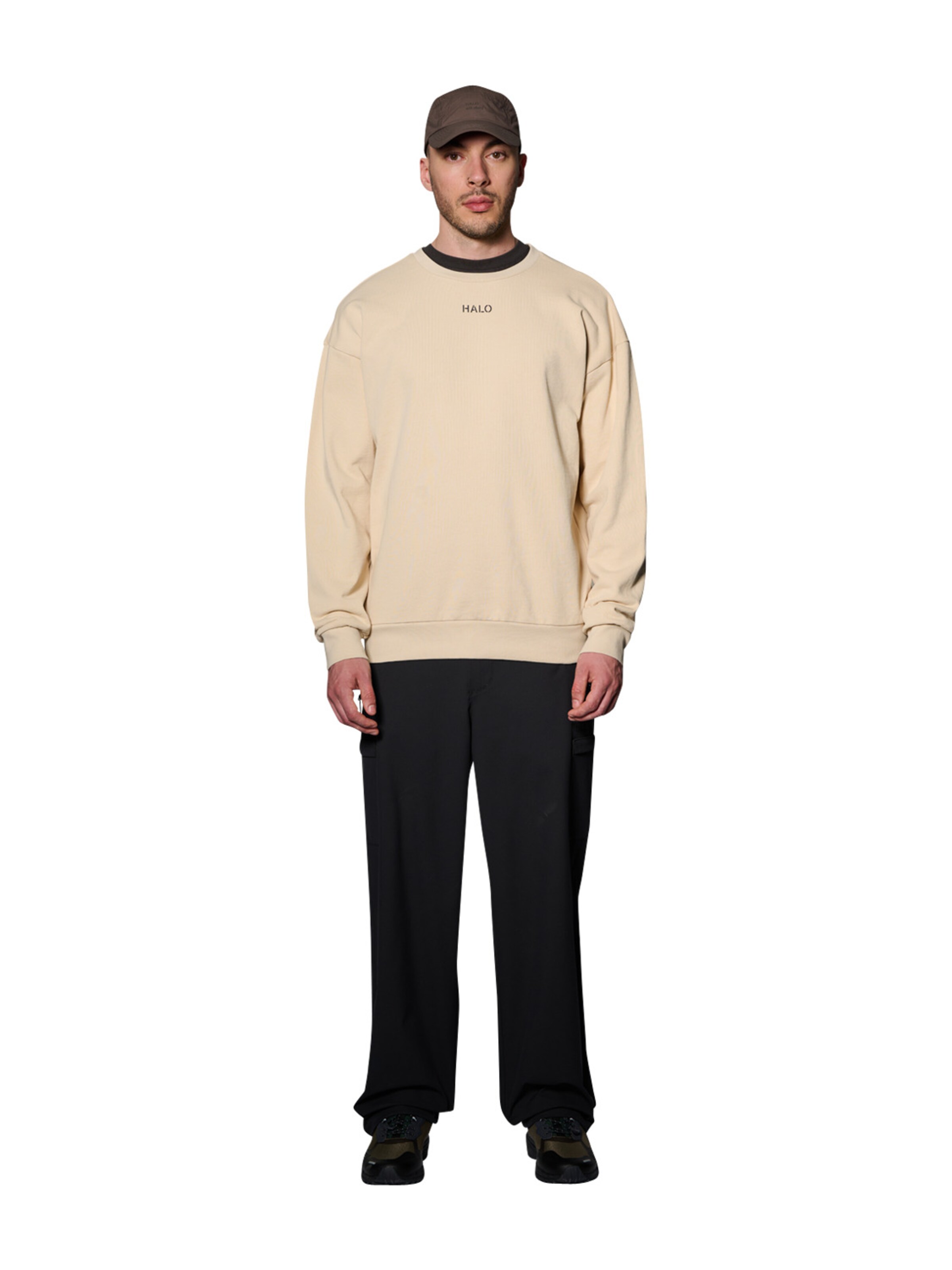 HALO Sweatshirt in Beige