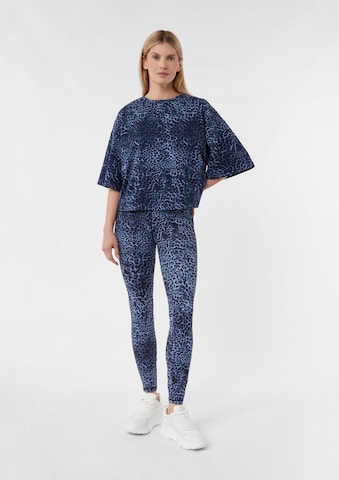 T-shirt comma casual identity en bleu