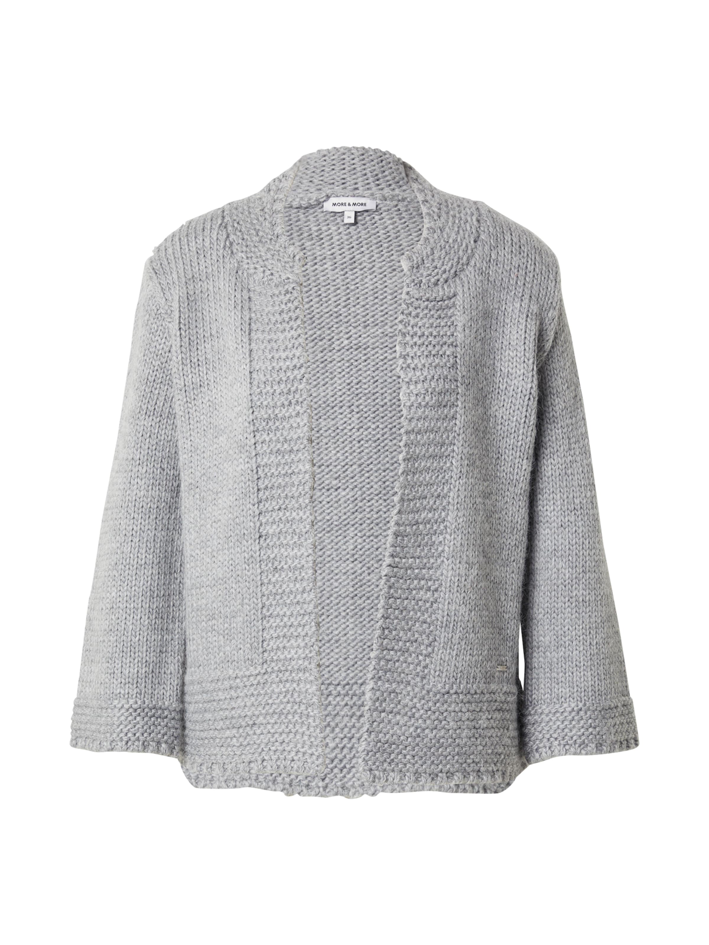 MORE & MORE Kardigan w kolorze szary: przód
