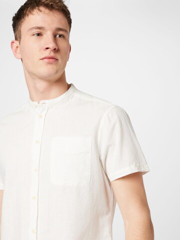 BLEND Regular fit Button Up Shirt in White