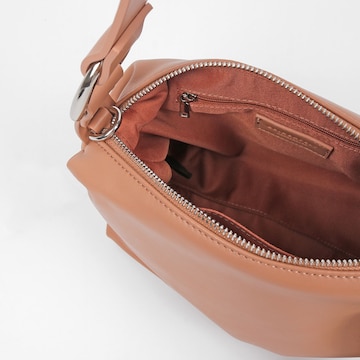 Seidenfelt Manufaktur Shoulder Bag 'Auri' in Beige