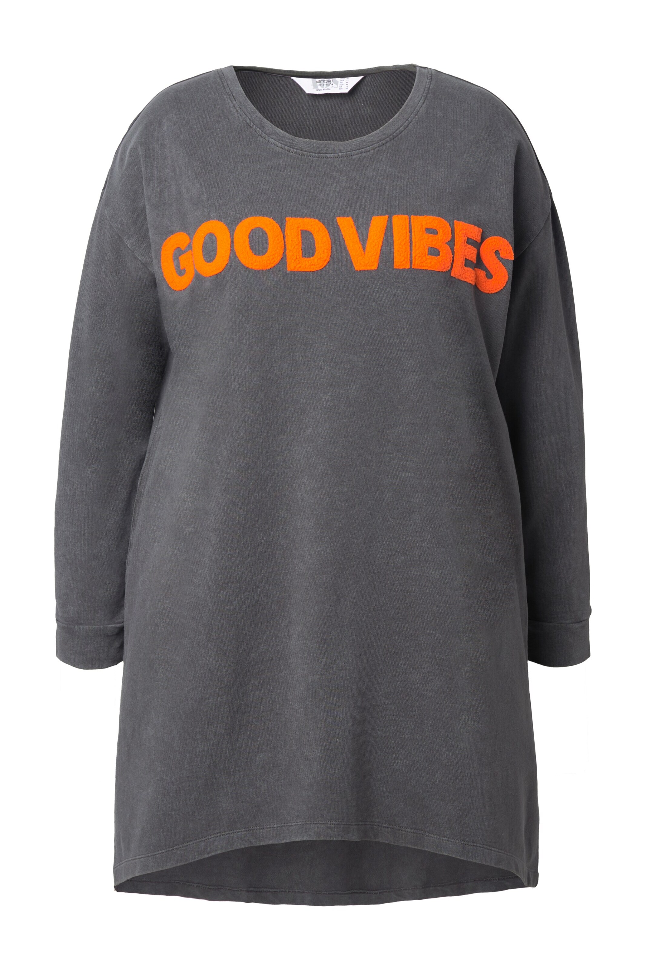 Angel of Style Sweater in Grey: front