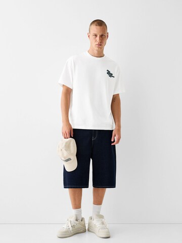 Bershka Shirt in Wit