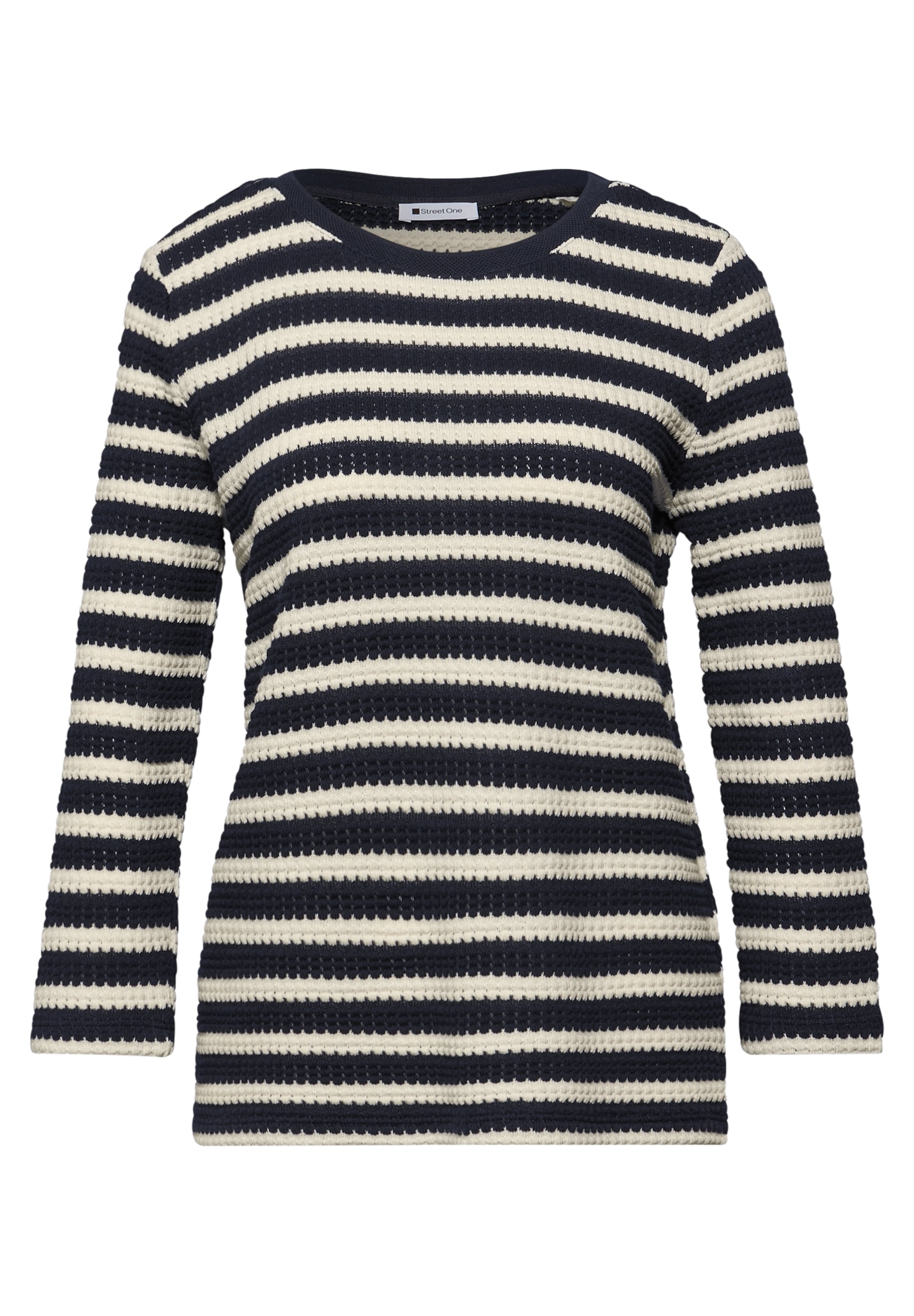 STREET ONE Пуловер в синьо: отпред