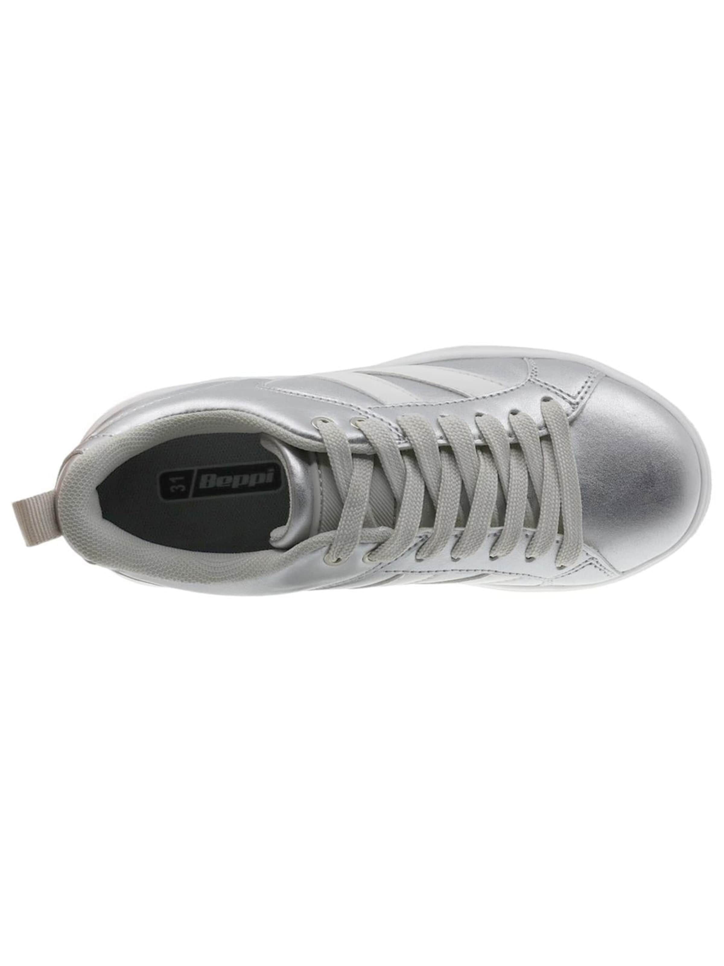Beppi Sneakers 'Casual Shoe' in Silver