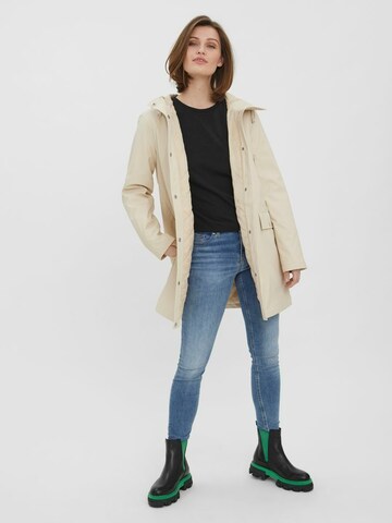 VERO MODA Overgangsfrakke i beige