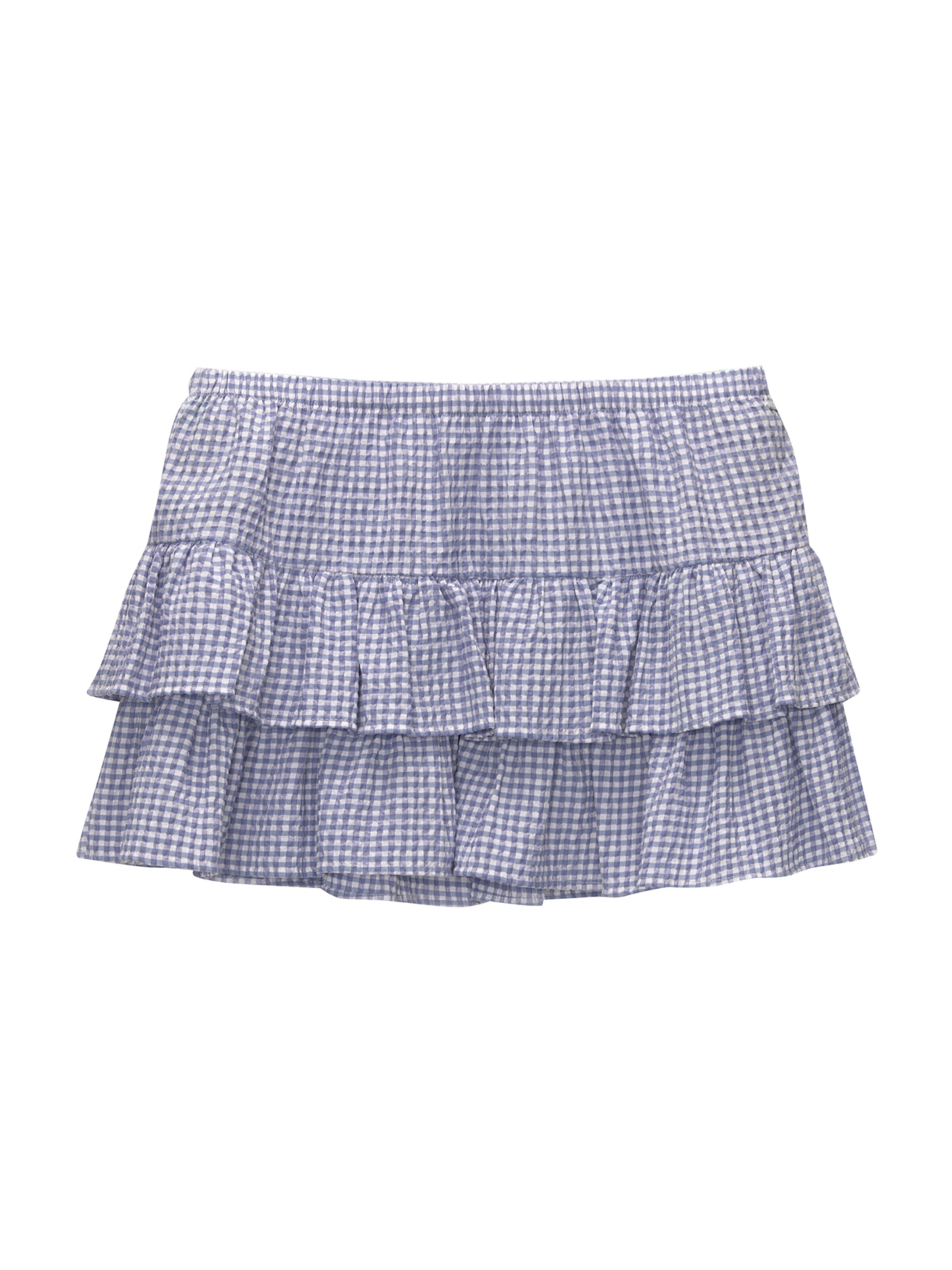 Pull&Bear Spódnica w kolorze niebieski: przód