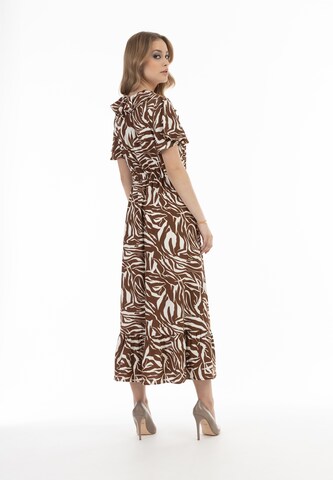 Robe d’été faina en marron