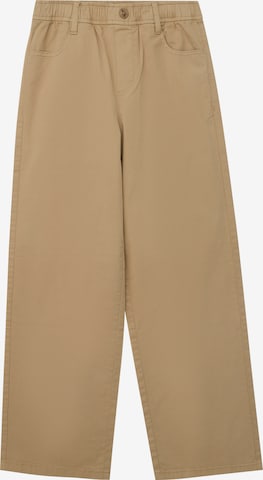 s.Oliver Wide leg Broek ' BAGGY ' in Bruin: voorkant