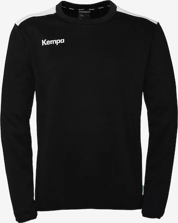 KEMPA Sportovní mikina 'Emotion 27' – černá: přední strana