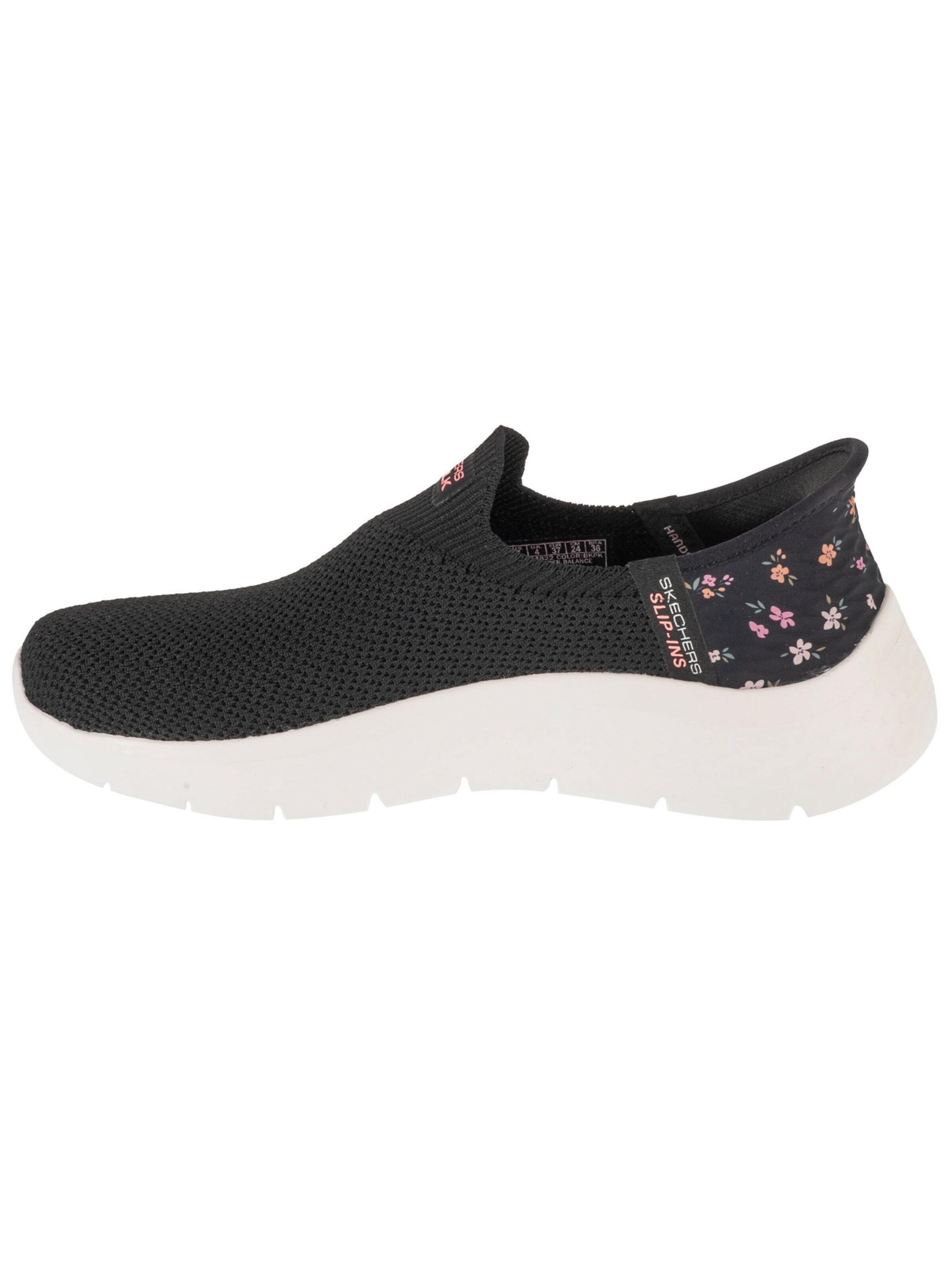 SKECHERS Slip-on 'Skechers : GO WALK Flex - Sunset Rose' in Black