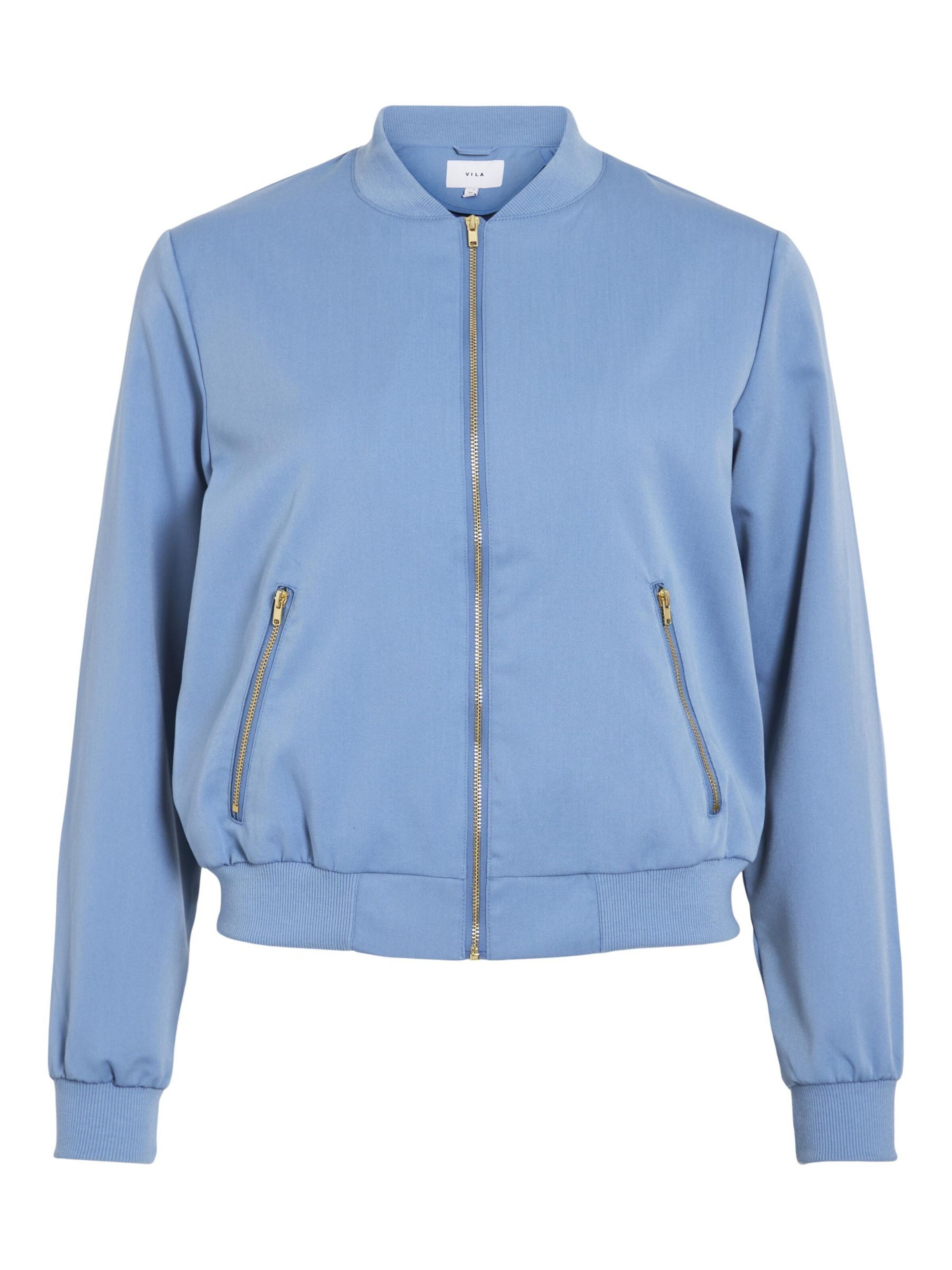 VILA Veste mi-saison en azur / bleu clair, Vue avec produit