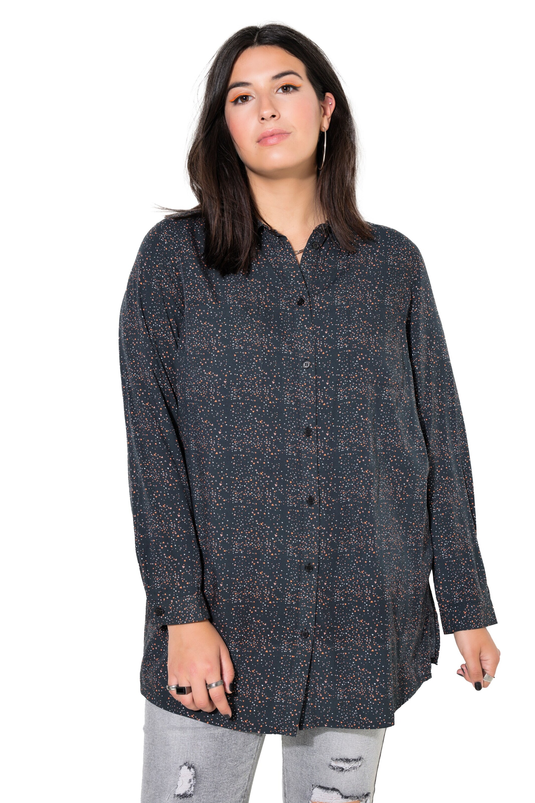 Studio Untold Bluse in Blau: Vorderseite