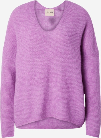 MOS MOSH Sweater in Purple: front