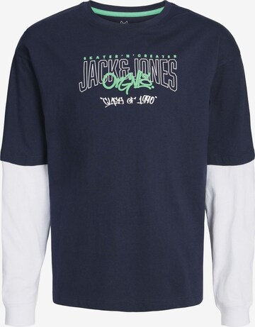 T-Shirt 'Tribeca' Jack & Jones Junior en bleu : devant