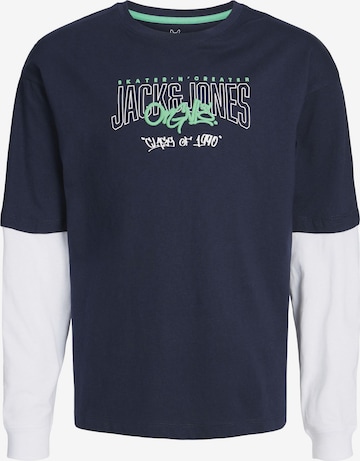 Jack & Jones Junior Shirt 'Tribeca' in Blauw: voorkant