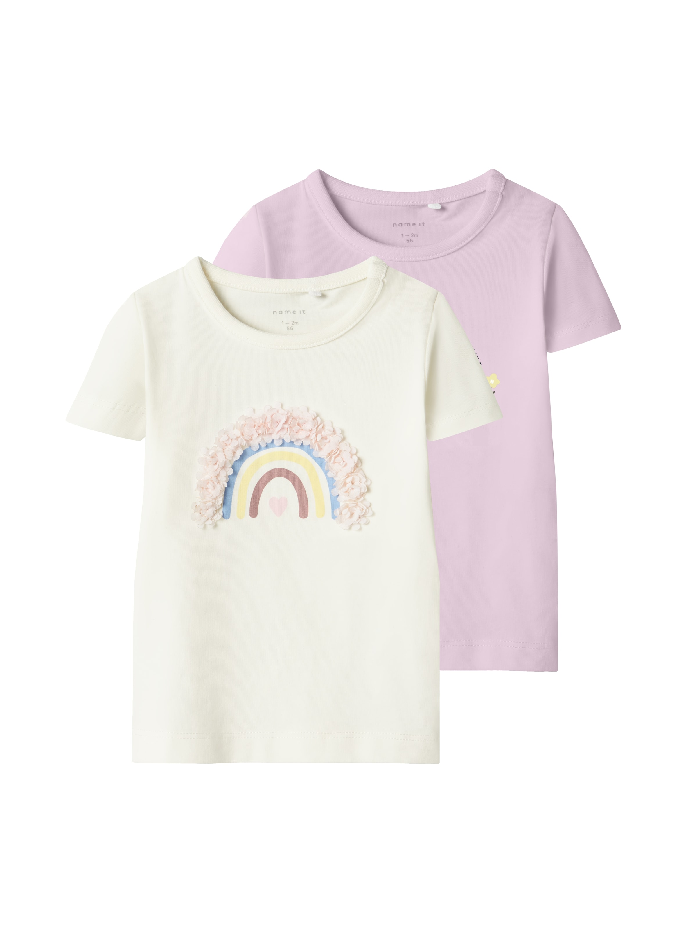 NAME IT - Camiseta 'Fines' en lila: frente