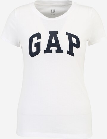 Gap Petite Μπλουζάκι σε λευκό: μπροστά